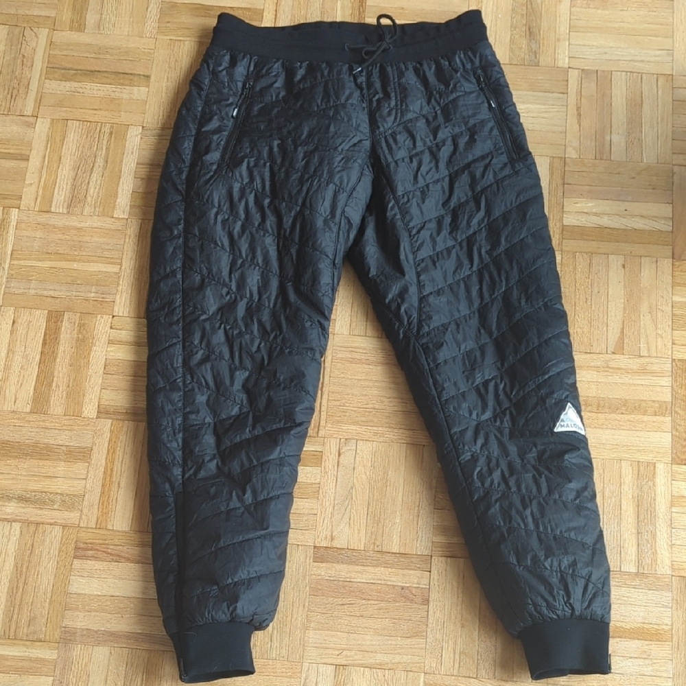 Maloja Black Quilted Duvet Ski Pants